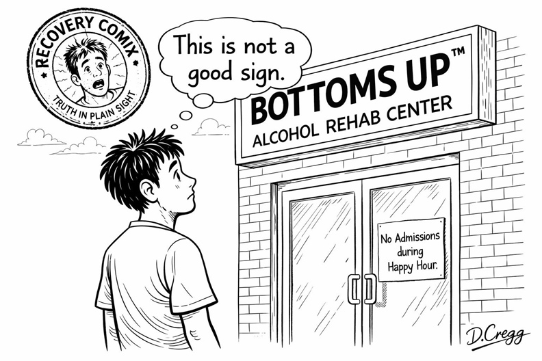 Recovery Comix Bottoms Up