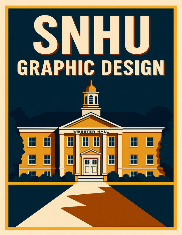 SNHU Graphic Design poster